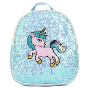 Eazy Kids Eazy Kids - Sequin School Backpack - 9-Inch - Unicorn Green