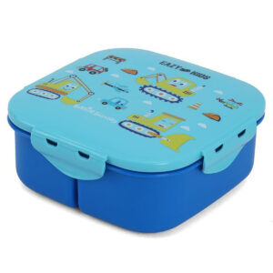 Eazy Kids Eazy Kids Square Bento Lunch Box – Construction Blue – 3C in UAE