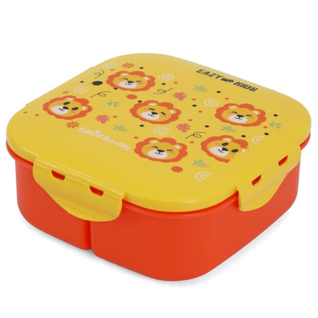 SAB-EZ_SSLB_TIYE-01.jpg Eazy Kids Eazy Kids Square Bento Lunch Box – Tiger Yellow – 3C in UAE
