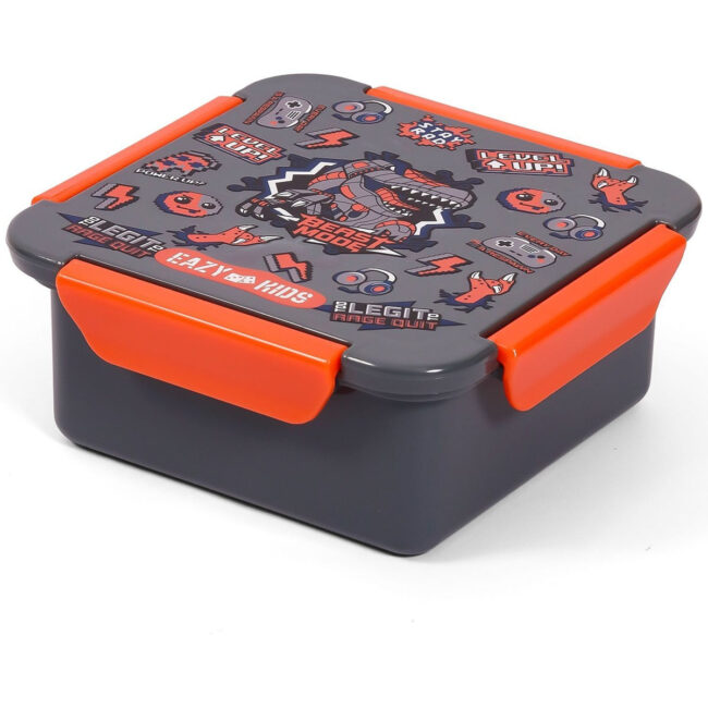 SAB-EZ_TLB2_CLGY-01.jpg Eazy Kids Eazy Kids – Lunch Box, Dinosaur, 650ml – Grey in UAE