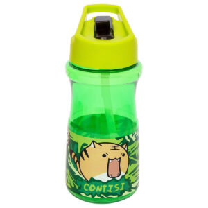 Eazy Kids Eazy Kids – Water Bottle w/ Straw 500ml – Green in UAE