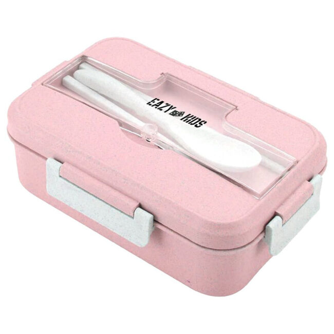 SAB-EZ_WFLB_PI-01.jpg Eazy Kids Eazy Kids Wheat Straw Leakproof Eco Bento Lunch Box – Pink (1000ml) in UAE