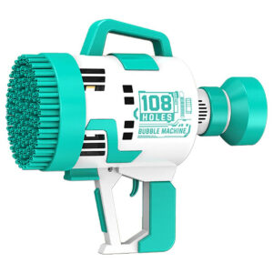 Little Story Little Story – 108 Holes Bubble Machine Gun Battery Operated – Cyan in UAE