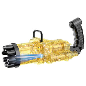 Little Story Little Story – 8 Holes Bubble Machine Kids Gun – Yellow in UAE