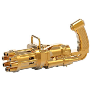 Little Story Little Story – 8 Holes Bubble Machine Kids Gun – Golden in UAE