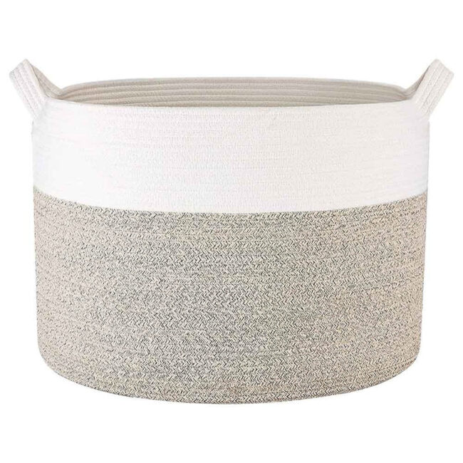 Little Story Little Story – Cotton Rope Diaper Caddy XL – Ivory in UAE