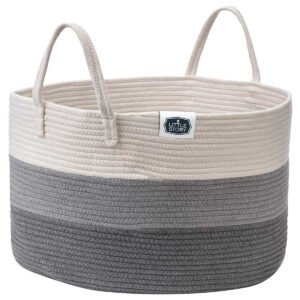 Little Story Little Story - Multi-Purpose/Laundry Caddy Basket XXL - Grey