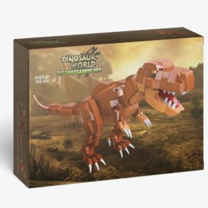 Little Story Little Story Block Leg Godt Toy Dinosaurs World Tyrannosaurus Rex 350 Pcs
