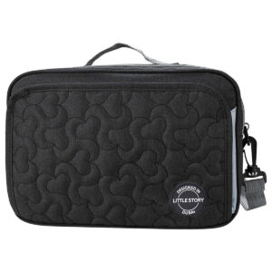 Little Story Little Story – Baby Diaper Changing Clutch Kit – Quilted Black in UAE