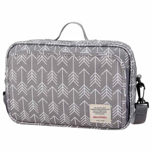 Little Story Little Story – Baby Diaper Changing Clutch Kit Melange Grey in UAE