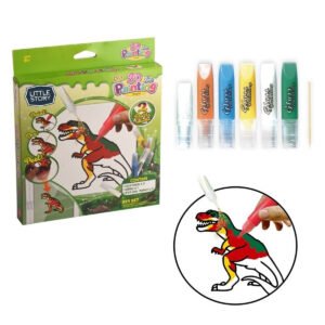 Little Story Little Story - DIY Kids Art & Craft 3D Painting Set - Dinosaur