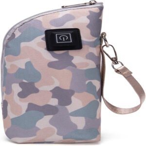 Little Story Little Story Portable Insulated Milk Bottle Warmer Bag with USB Purple
