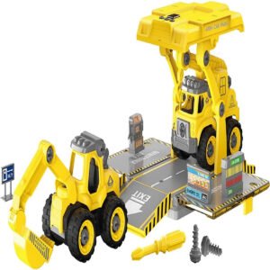 Little Story Little Story Kids Toy Mini Car wt Parking Yellow