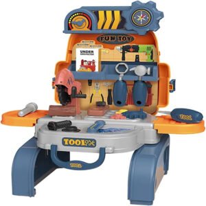Little Story Little Story Role Play MechanicTools Station Toy Set School Bag 23 Pcs Yellow 3 In 1 Mode