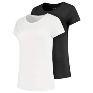 Nooboo Nooboo - Maternity Cooling T-Shirt - Set of 2 - Black/White