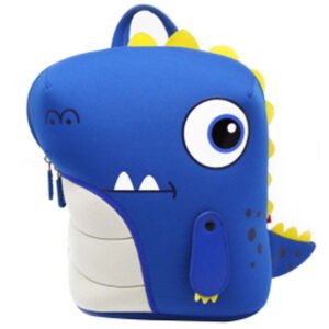 Nohoo Nohoo - Jungle 3D Backpack-Dinosaur Blue - 10 Inch