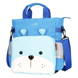 Nohoo Nohoo - Jungle Sapiential Bear Tote Bag - Blue
