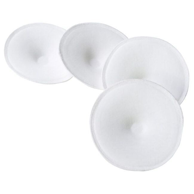 Sunveno Sunveno – Reusable Breast Pads – Pack of 4 – White in UAE