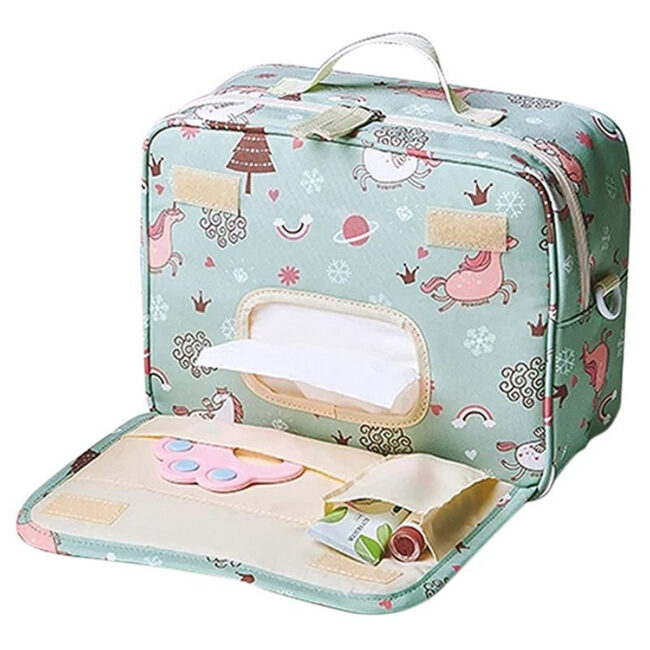 Sunveno Sunveno –  Diaper Changing Clutch Kit Large – Green in UAE