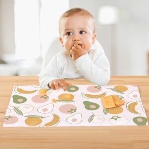 Sunveno Sunveno baby Feeding Disposable Travel Multipurpose Placemats 20 PcsPack