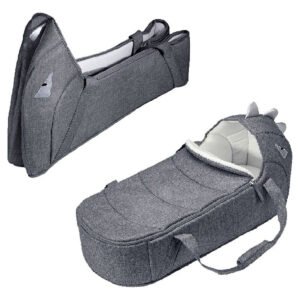 Sunveno Sunveno Foldable Travel Carry Cot - Grey