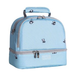 Sunveno Sunveno - Love Little Me Insulated Bottle/Lunch Bag - Blue