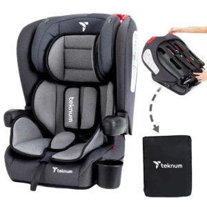 Teknum Teknum - Pack And Go Foldable Car Seat - Grey
