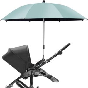 Teknum Teknum Universal Stroller Umbrella with Holder Clip Clamp 360 Degree Rotatable Green