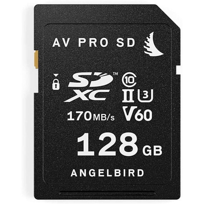 ab-avp128sdmk2v60-01.jpg AngelBird Angelbird AV PRO SD MK2 Card 128GB, UHS-II / V60 / U3 / Class 10, R::280 MB/s, W:160 MB/s in UAE