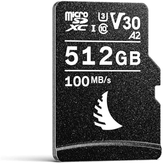 AngelBird Angelbird AV PRO microSDXC Card 512GB, UHS-I / A2 /V30/ U3 / Class 10, Read:100 MB/s Write:90 MB/s  4k in UAE