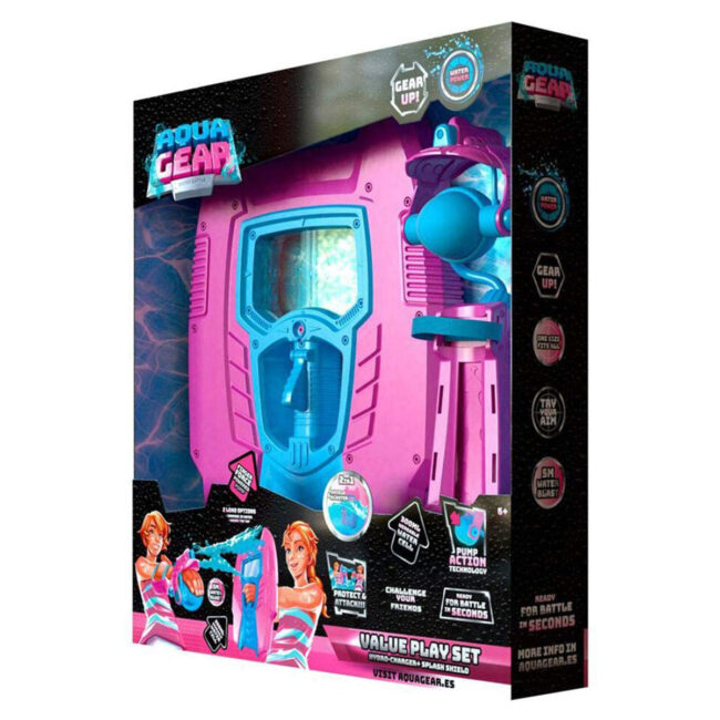 aqg-397-01.jpg Aqua Gear Value Play Set- Girl 2 Assorted (Splash Shield & Hydro Charger) – Pink in UAE
