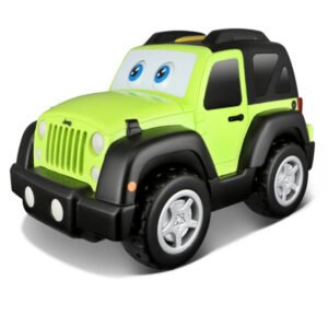 BB JUNIOR Toy Car Jeep Funny Friends Jeep Wrangler - Black/Green