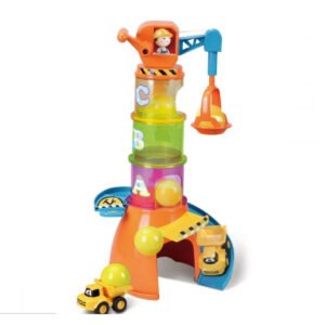 BB JUNIOR Toy Car Volvo Stacking Crane - Multicolour