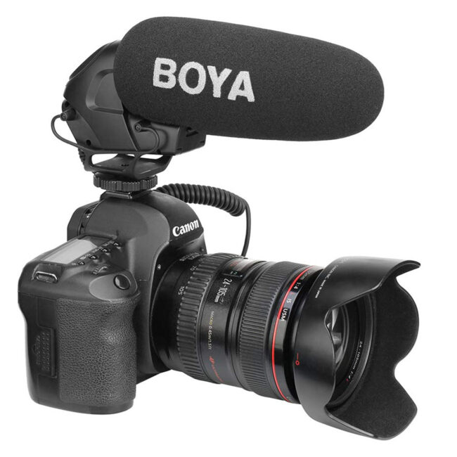 bya-331-01.jpg Boya BY-BM3031 On-Camera Supercardioid Shotgun Microphone in UAE