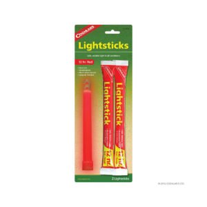 Coghlans Lightsticks - Red - Pkg Of 2.