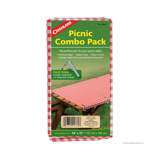 Coghlans Picnic Combo Pack (Tablecloth & Clamps). in UAE