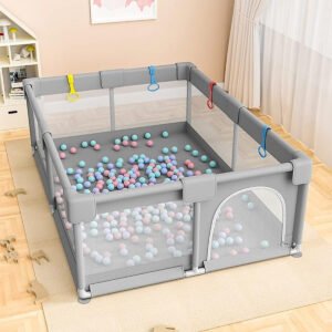 Ifam Ifam First Baby Room 180*200 White & Light Grey 12Ea