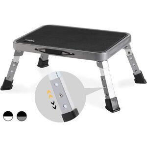 Ifam Foldable 3-Level Step Stool (White)