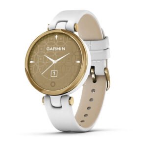 Garmin LILY, EMEA, LIGHTGOLD, WHITE, LEATHER