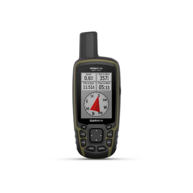 Garmin Gpsmap 65S, Button-Operated Gnss Handheld With Altimeter And Compass, Expanded Satellite Support Multi Band Technology And 2.6&Quot; Colour Display in UAE