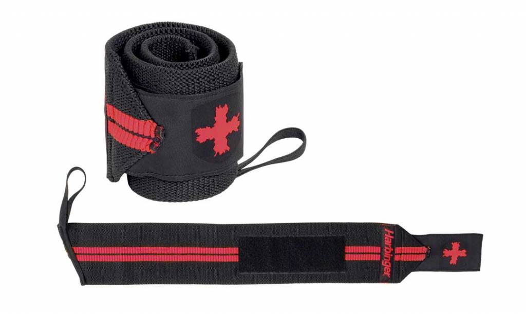 hrb-548-01.jpg Harbinger Red Line Wrist Wrap – Red / Black in UAE