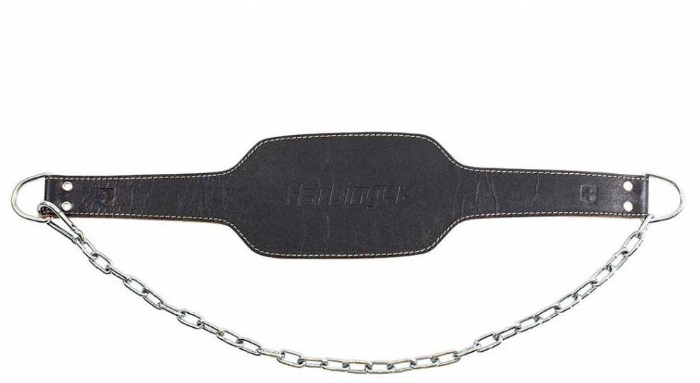 hrb-576-01.jpg Harbinger Gym Exercise Belt Leather Dip Belt-Black – Black in UAE