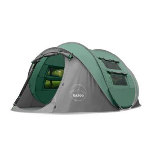 Kazoo 2 person pop up tent green