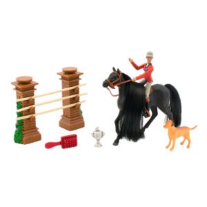 Lanard Royal Breeds -Toy Horse - Equestrian Challenge - Brown