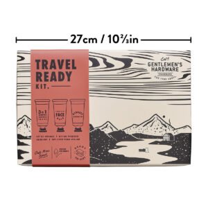Gentlmens Hardware Gentlemen"s Hardware Travel Ready Kit(Shower Gel/Face Wash/Moisturizer)