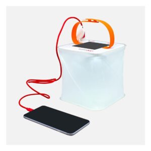 LuminAID Packlite Max - Solar Inflatable Lanterns 2-in-1 Phone Charger - White for ultimate utility