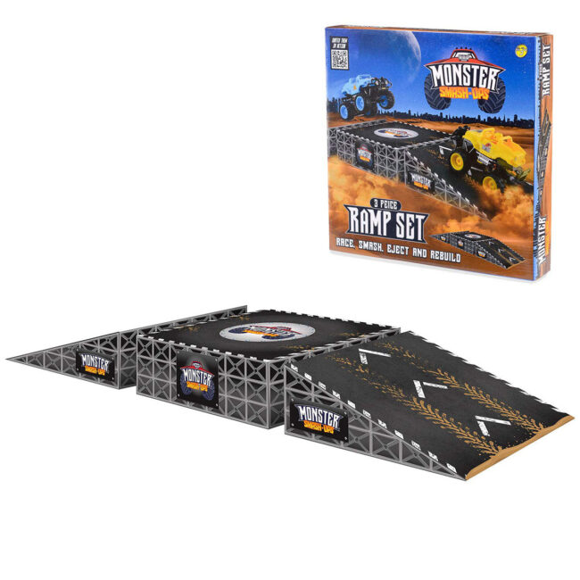 mns-608-01.jpg Monster Smash Ups Car/Truck Ramp – Grey in UAE