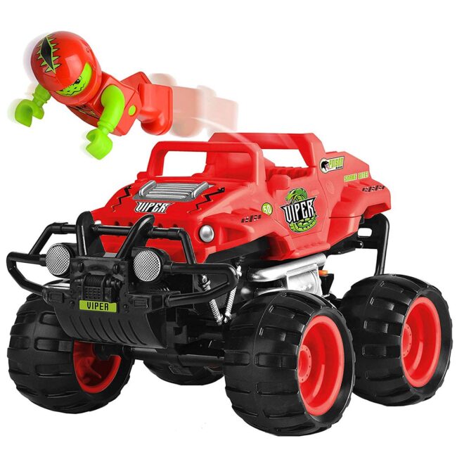 mns-874-01.jpg Monster Smash Ups Viper Truck With Rechargeable Battery – Red in UAE