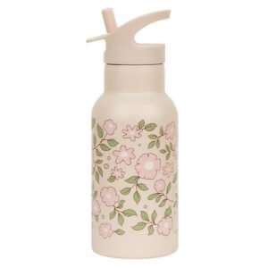 A Little Lovely Company Stainless steel drink bottle: Blossoms Pink