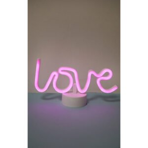 A Little Lovely Company Neon Light-Pink Love